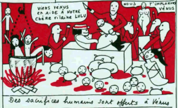 ? "La vilaine Lulu" de Yves Saint-Laurent - La BD choc d'initiation au satanisme